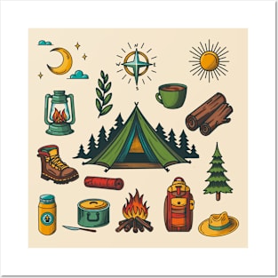 Camp like a Champ - color Posters and Art